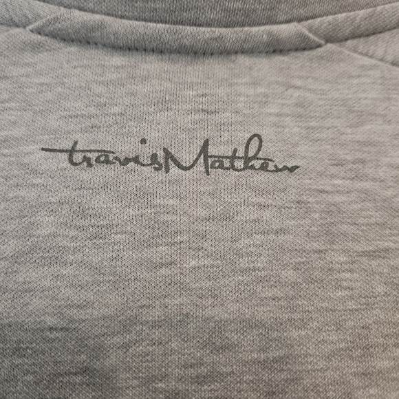 Travis Mathew Cloud Quarter Zip Jacket XL Grey - Picture 5 of 5